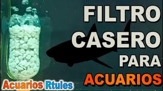 Cómo hacer un FILTRO CASERO para ACUARIO  FUNCIONA 🐠🌱 [upl. by Ahselyt874]