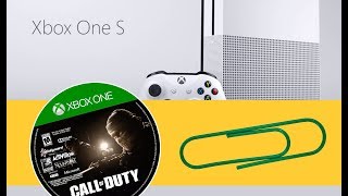 Xbox One S  Get Your Stuck Disc Out  Manual Eject [upl. by Ydurt]