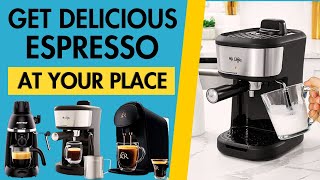 Best Espresso Machines  Make Awesome Espresso at Home [upl. by Lipp]