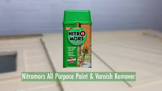 How to use Nitromors All Purpose Paint amp Varnish Remover [upl. by Yojenitsirk]