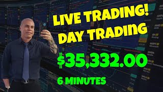 NO AUDIO  LIVE Day Trading On LightSpeed 3533200 in 6min [upl. by Pouncey231]