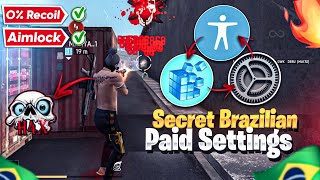 Secet Brazilian No Recoil Settigs For Android 2gb4gb6gb8gb Device  Auto Headshot 100 Woking [upl. by Vyse]