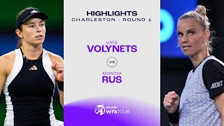 Arantxa Rus vs Katie Volynets  2024 Charleston Round 1  WTA Match Highlights [upl. by Fox379]