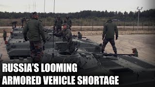 Russian BMPs and other fighting vehicles remaining in storage [upl. by Nolur]