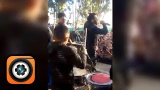 Niño Sorprende A Banda De Cumbia Villera Con Su Talento En Los Timbales [upl. by Emmaline]