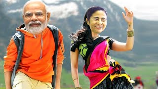 Raatan Labiyan song  Modi Mamata Funny Dance  Shershah movie song [upl. by Thain]