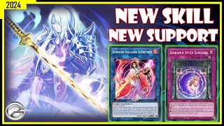 SHIRANUI DECK NEW SKILL AND SUPPORT GAMEPLAY JANUARY 2024  YUGIOH DUEL LINKS [upl. by Giacamo273]