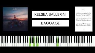 Kelsea Ballerini  Baggage BEST PIANO TUTORIAL amp COVER [upl. by Alger732]