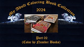 📖 Adult Coloring Book Collection 2024  🖼️ with finished Pages  Part 02 Color By Number Books [upl. by Phonsa]