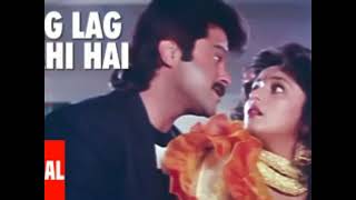 Aag Lag Rahi Hai Lyrical Video Jamai Raja Anil Kapoor Madhuri Dixit Hema Malini 2 [upl. by Kered564]