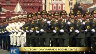 Moscow VDay Parade highlights [upl. by Ehling]