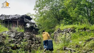 Fracaso empresarial el hombre restaura y renueva la casa de madera abandonada de sus antepasados [upl. by Mansoor78]