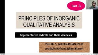 Inorganic qualitative analysis Part3 [upl. by Hafeenah]