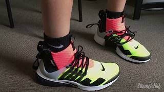 NIKE x ACRONYM AIR PRESTO MID VOLT UNBOXING  ON FEET [upl. by Asin]