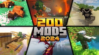 TOP 200 Mods For Minecraft OF ALL TIME  120411651122 ForgeFabric [upl. by Ricardama]