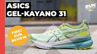 Asics GelKayano 31 First Run Review  Minor updates to the cushioned stability favourite [upl. by Woolley]