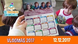 Vlogmas 12  O calendário 2018 ficou pronto [upl. by Eusassilem]