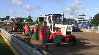 Trekkertrek Koudekerk 2013 35 ton oldtimer David Brown 1210 [upl. by Owades]