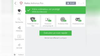 Comparatif Antivirus  Avira internet Security Suite 2019  Prise en Main [upl. by Marleah]