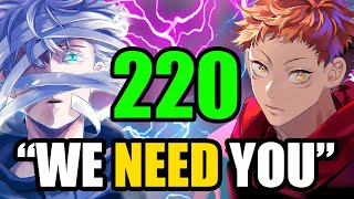 YOU ARE NOT ALONE GOJO Jujutsu Kaisen Chapter 220 Review [upl. by Aisek]