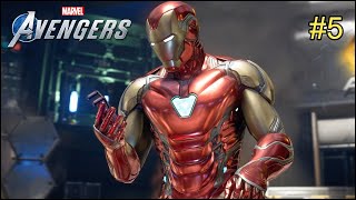 Iron Man Avengers End Game SUIT  Marvels Avengers Gameplay 5 [upl. by Lenrow510]