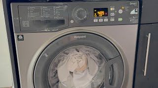 Hotpoint WMFUG942  Cotton standard 60c performance amp extra rinse full cycle edited [upl. by Adnical]