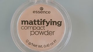 Best Drugstore Compact Powder for Matte Look Essence Mattifying Compact Powder honest Review [upl. by Aicre]