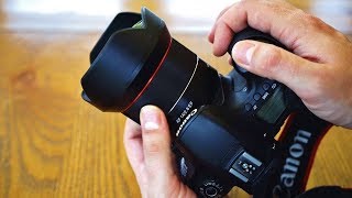 Samyang AF 14mm f28 EF lens review with samples [upl. by Ynnelg]