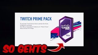 FIFA 19  SO ERHALTET IHR EUER TWITCH PRIME PACK   GRATIS PACK FÜR TWITCH PRIME MITGLIEDER [upl. by Darach]