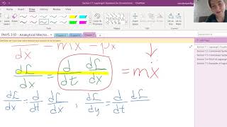 Sierra Explains the Textbook Section 71  Lagranges Equations for Unconstrained Motion [upl. by Sayre]