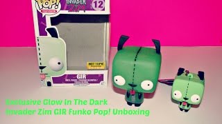 Nickelodeon Invader Zim Gir Funko Pop Unboxing [upl. by Anaiad676]