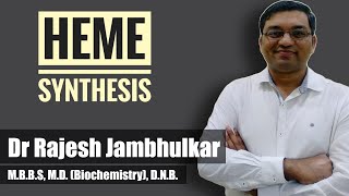 Heme synthesis pathway with mnemonic [upl. by Itoc]