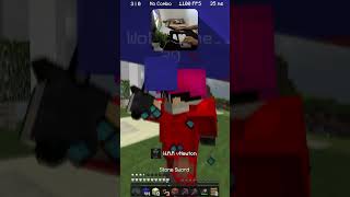 Block hiting is OP shorts minecraft [upl. by Elwaine519]