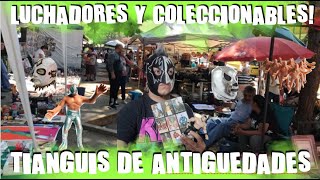 Buscando MASCARAS LUCHADORES y REVISTAS en el TIANGUIS DE ANTIGUEDADES quot [upl. by Kasper]