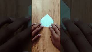 DIY Origami Hexahedron Spinner shorts papercraft shotsvideo paperart origami [upl. by Ahsuoj]