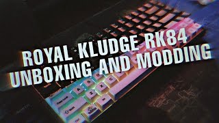 Unboxing amp Modding the RK84 Keyboard [upl. by Aiyot]