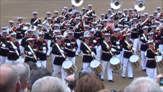 Massed Bands of HM Royal Marines Beating Retreat 2014 part 7 [upl. by Lasley]