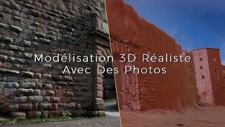 Modélisation 3D réaliste avec des photos  Photogrammétrie [upl. by Dew]