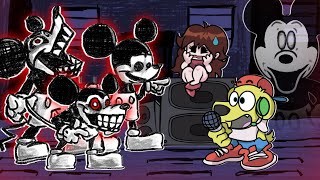 MICKEY HORROR MODE Friday Night Funkin vs MICKEY MOUSE REMASTERED FNF Mods 83 [upl. by Anelec]