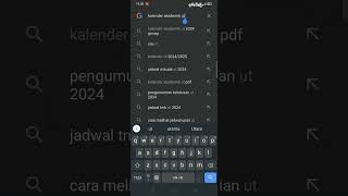 Cara Lihat jadwal kalender akademik ut di handphone [upl. by Tullus]