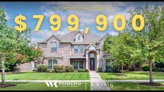 Tour A Beautiful 799900 Frisco Texas Home [upl. by Adnauqaj633]