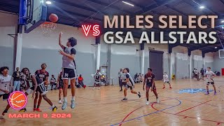 Miles Select National 2028 Basketball Tournament Final Game vs GSA Allstars at Ankle breaker gym [upl. by Odarnoc]