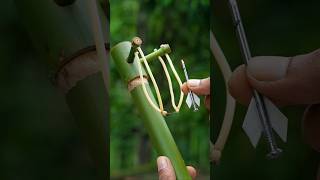 Bamboo Creations with Slingshots using pin bamboo bamboocrafts bambooart diy Craft [upl. by Rivy]