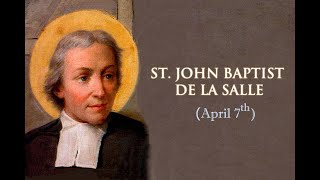 Saint of the day  Jean Baptiste de La Salle  April 7 saintoftheday catholic christianity [upl. by Choong]