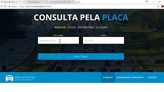 Como Consultar o Renavam [upl. by Toddy59]