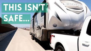 FIFTH WHEEL FAIL Growing pains  adjusting to fifth wheel life [upl. by Minica]