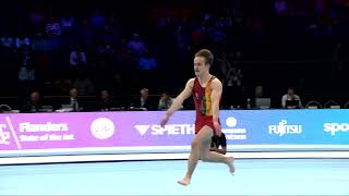 CUYLE Glen BEL2023 Artistic Worlds Antwerp BELQualificationsFloor Exercise [upl. by Werda]