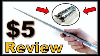 Random Reviews Ep 60 5 Expandable Spring Baton Cane Review Setup Test [upl. by Mickey]