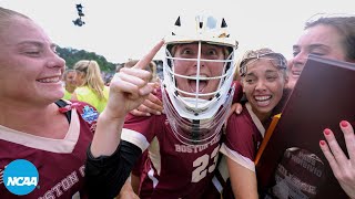 Final 230 of Boston CollegeNorthwestern womens lacrosse title game nailbiter [upl. by Ponce]