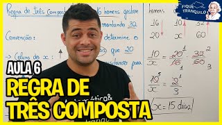 Razão e proporção ENEM  Aula 6 Regra de três composta [upl. by Weaks]